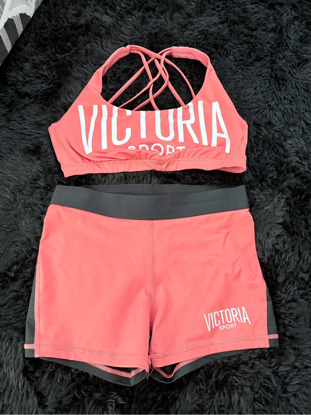 Victoria secret gym set Coral Pink Active